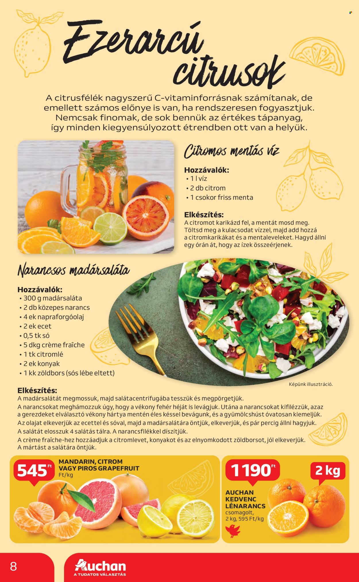 Auchan akciós újságok - 2025.01.16 - 2025.01.22. Oldal 8