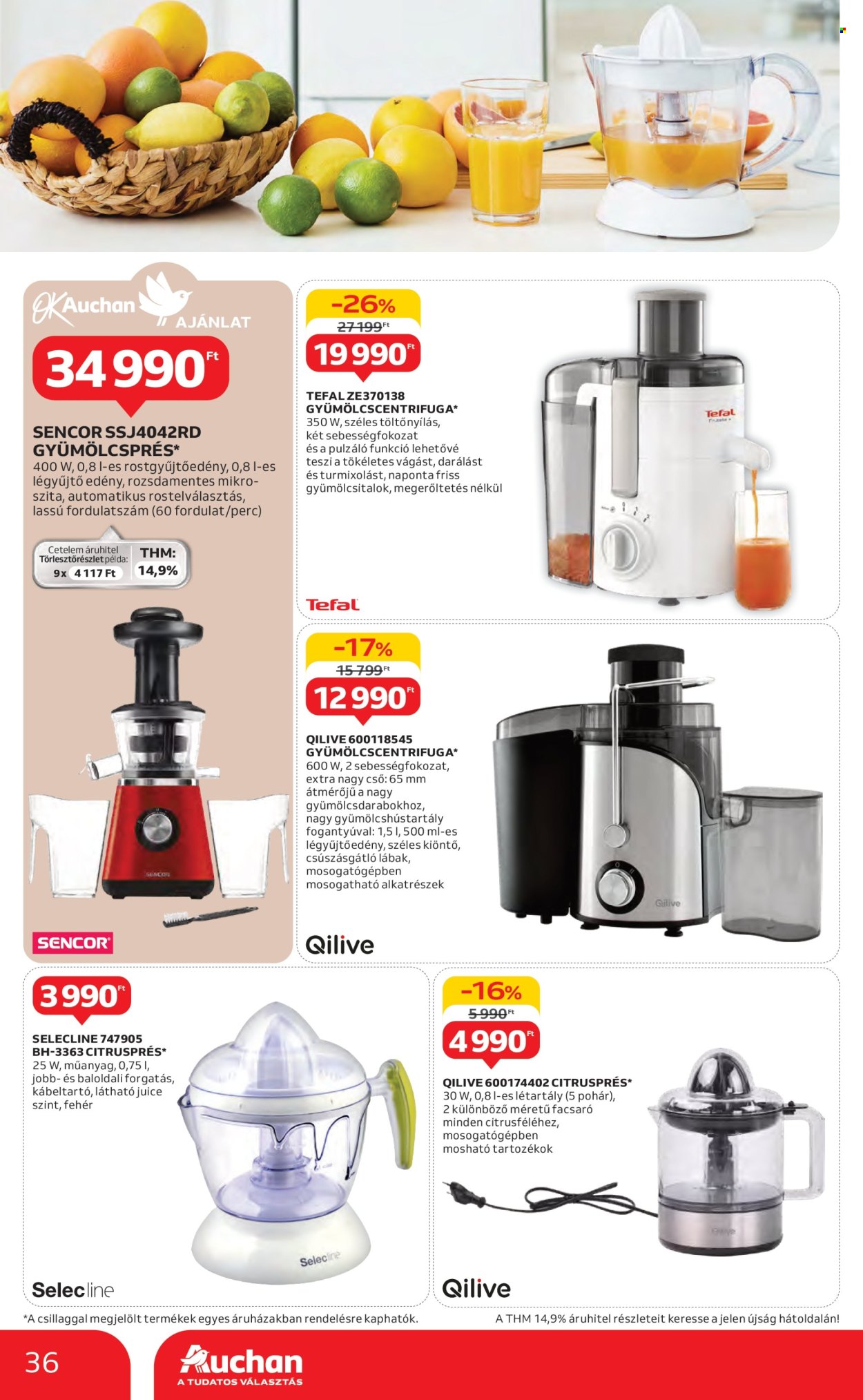 Auchan akciós újságok - 2025.01.16 - 2025.01.22. Oldal 36