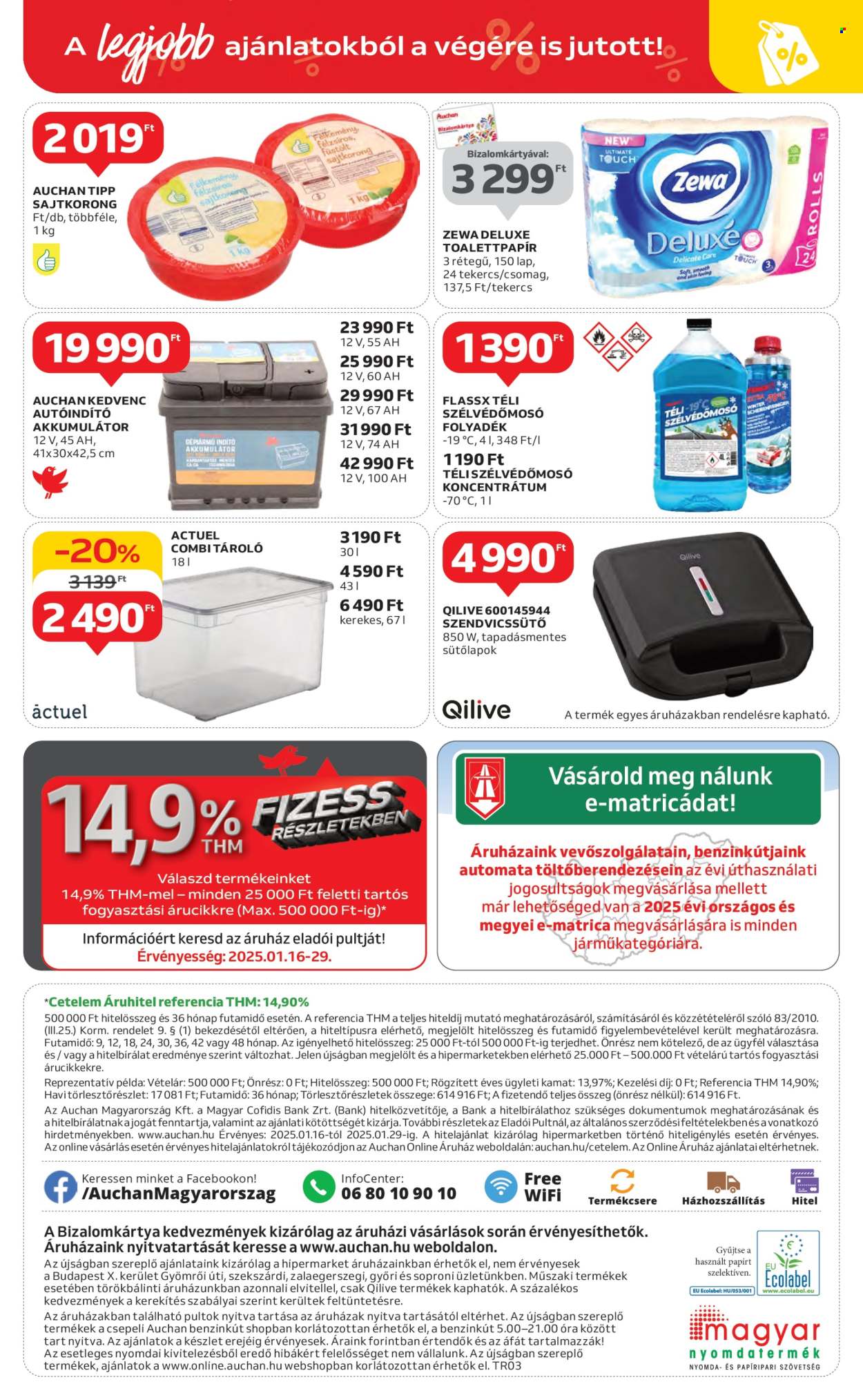 Auchan akciós újságok - 2025.01.16 - 2025.01.22. Oldal 40