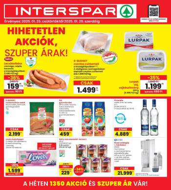 Újság INTERSPAR - 2025.01.23 - 2025.01.29.
