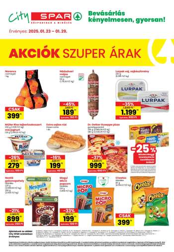Újság City SPAR - 2025.01.23 - 2025.01.29.