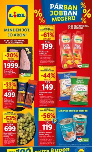 Újság Lidl - 2025.01.23 - 2025.01.29.