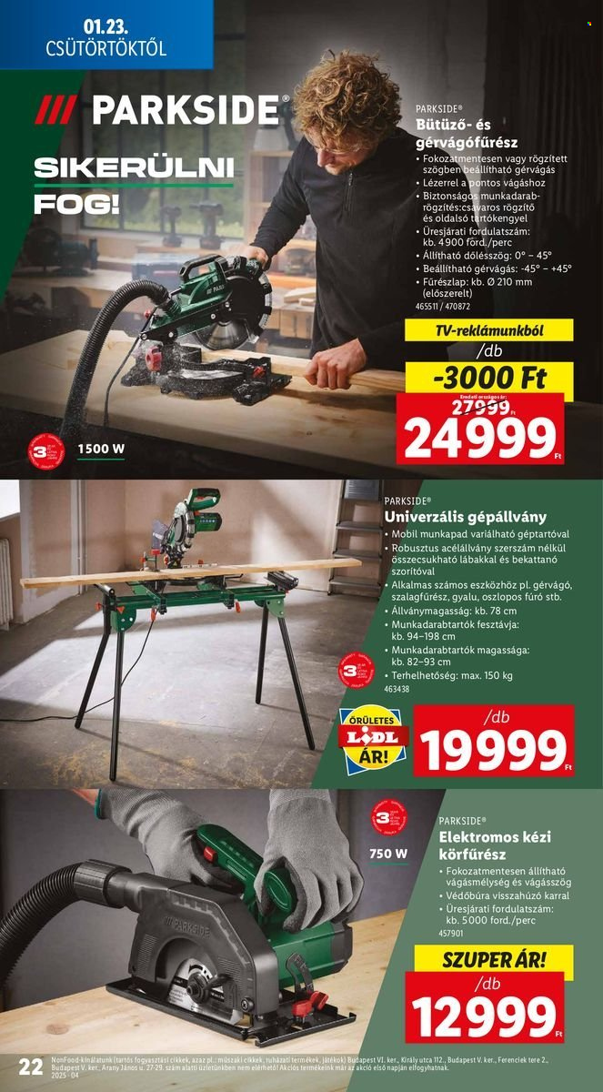 Lidl akciós újságok - 2025.01.23 - 2025.01.29. Oldal 22