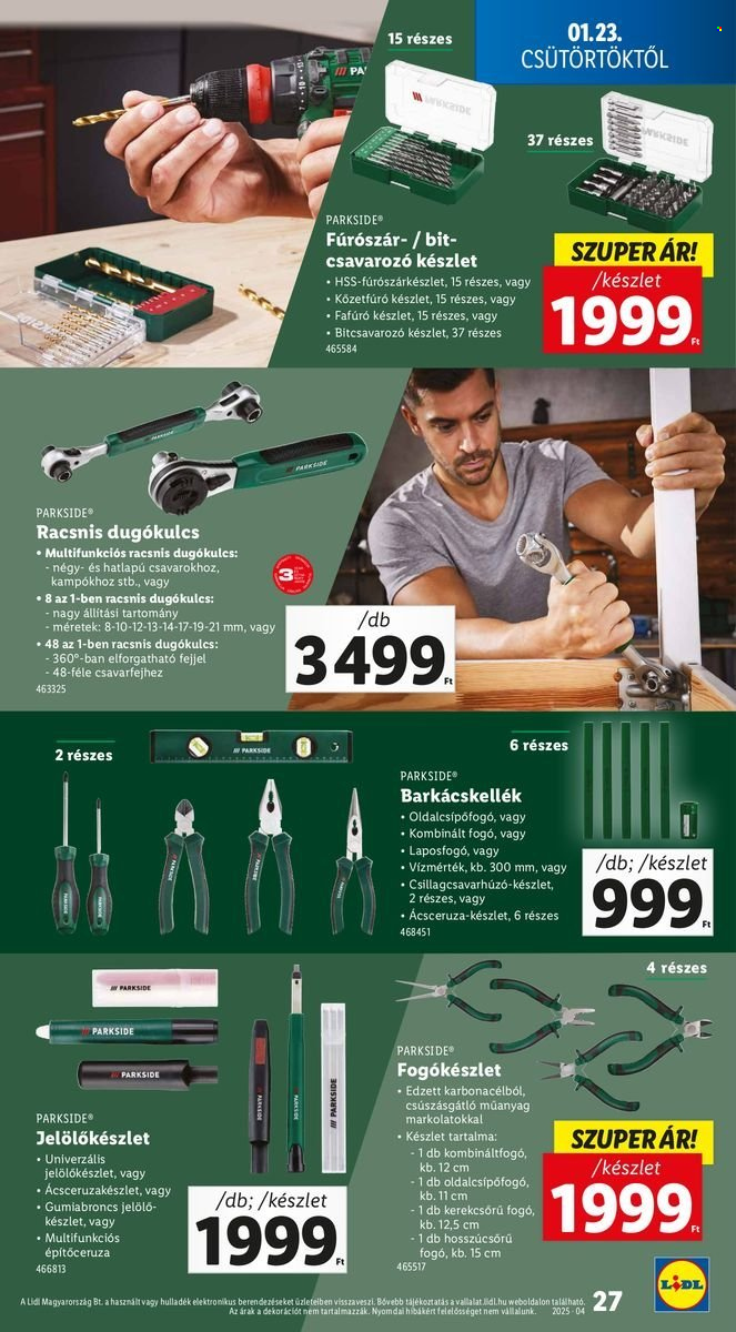 Lidl akciós újságok - 2025.01.23 - 2025.01.29. Oldal 27