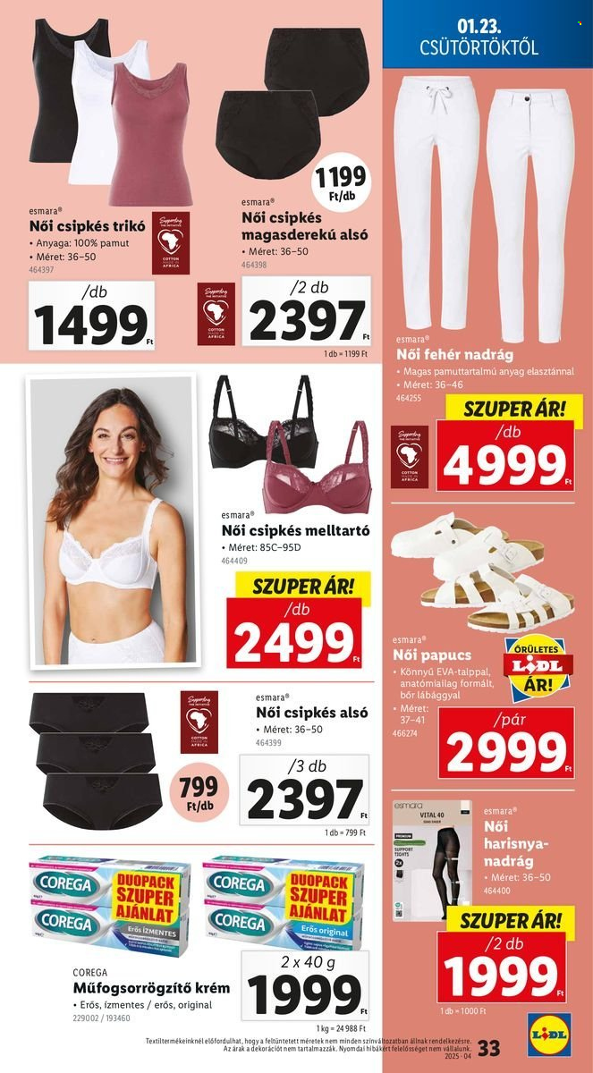 Lidl akciós újságok - 2025.01.23 - 2025.01.29. Oldal 33