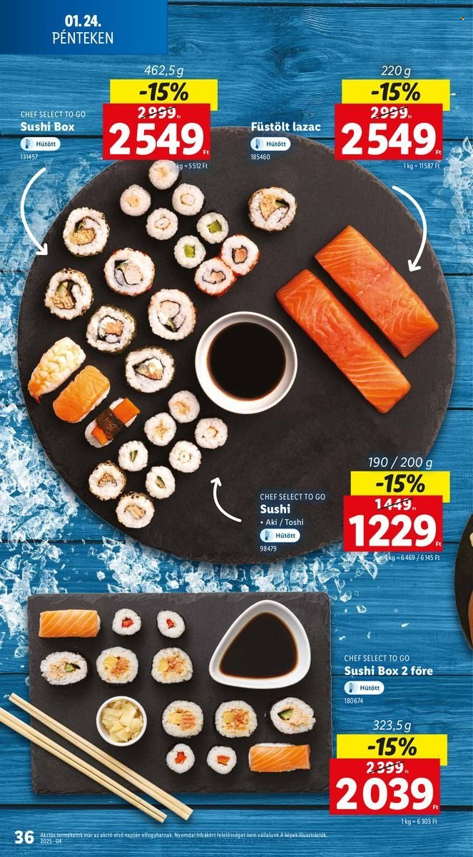 Lidl akciós újságok - 2025.01.23 - 2025.01.29. Oldal 36