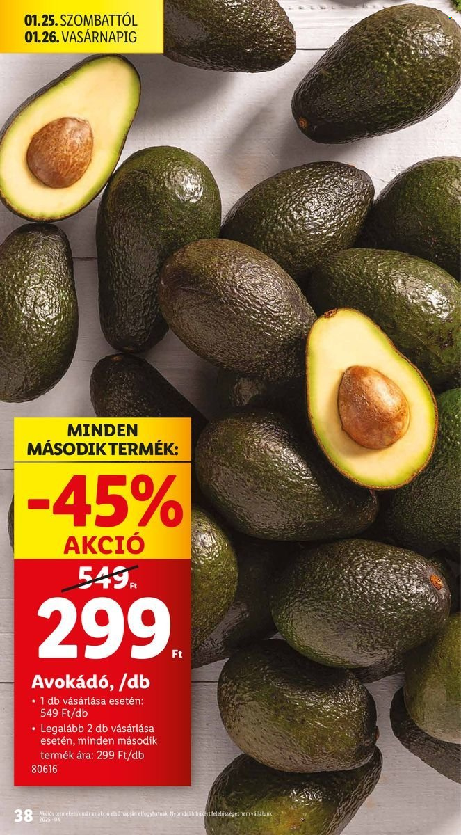 Lidl akciós újságok - 2025.01.23 - 2025.01.29. Oldal 38