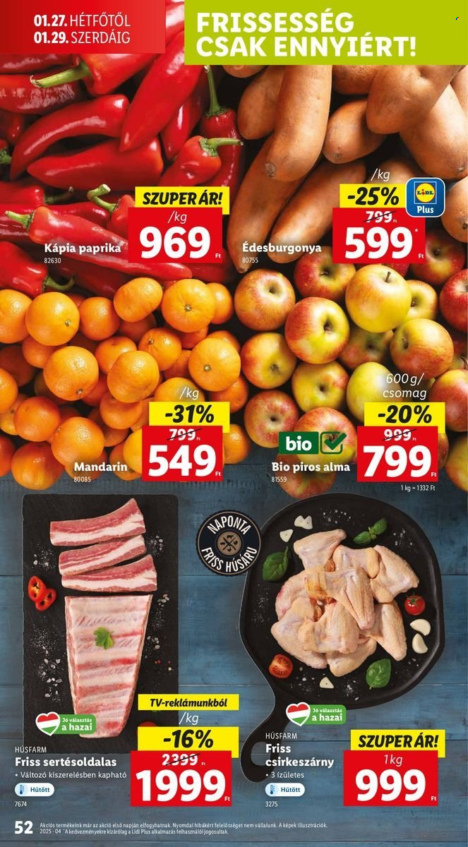 Lidl akciós újságok - 2025.01.23 - 2025.01.29. Oldal 52