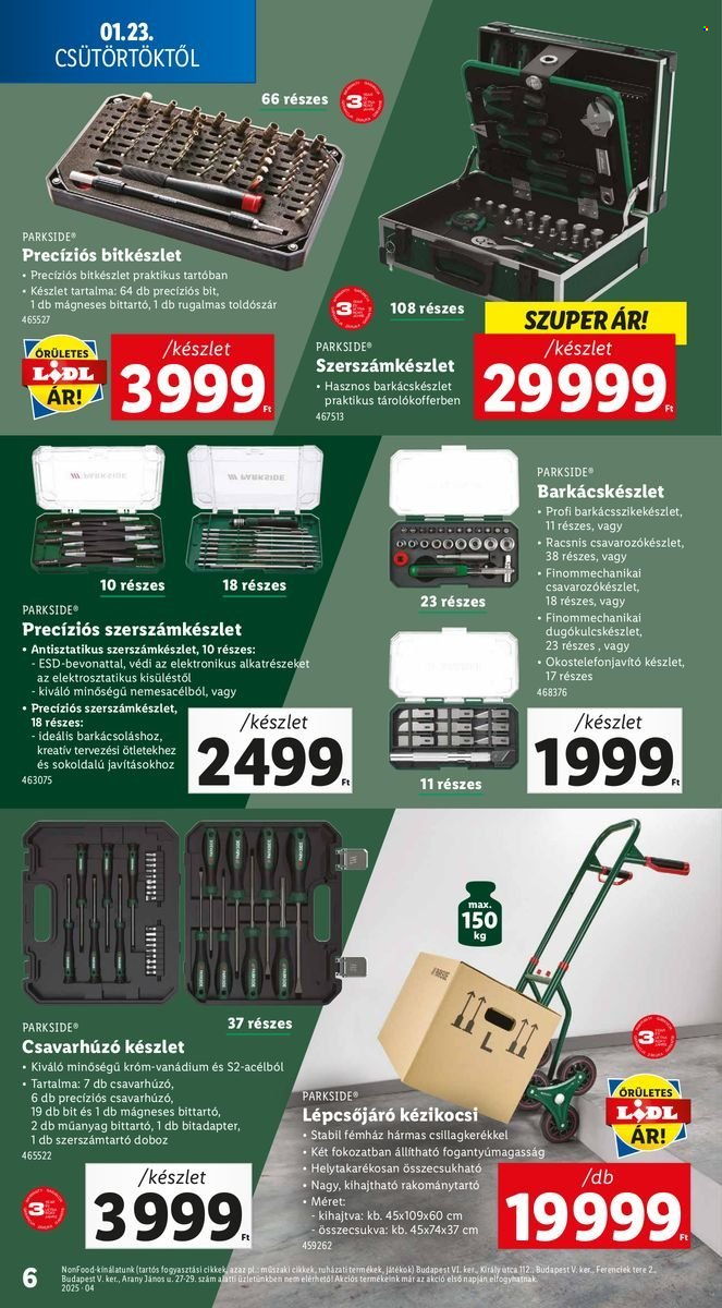 Lidl akciós újságok - 2025.01.23 - 2025.01.29. Oldal 6
