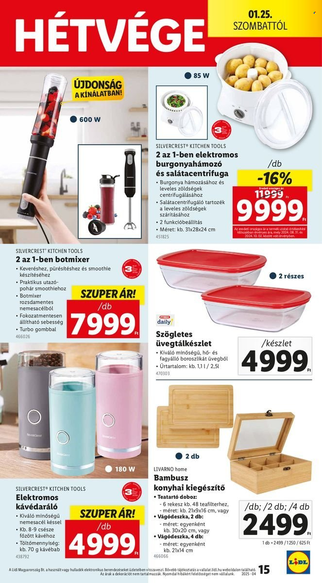 Lidl akciós újságok - 2025.01.23 - 2025.01.29. Oldal 15