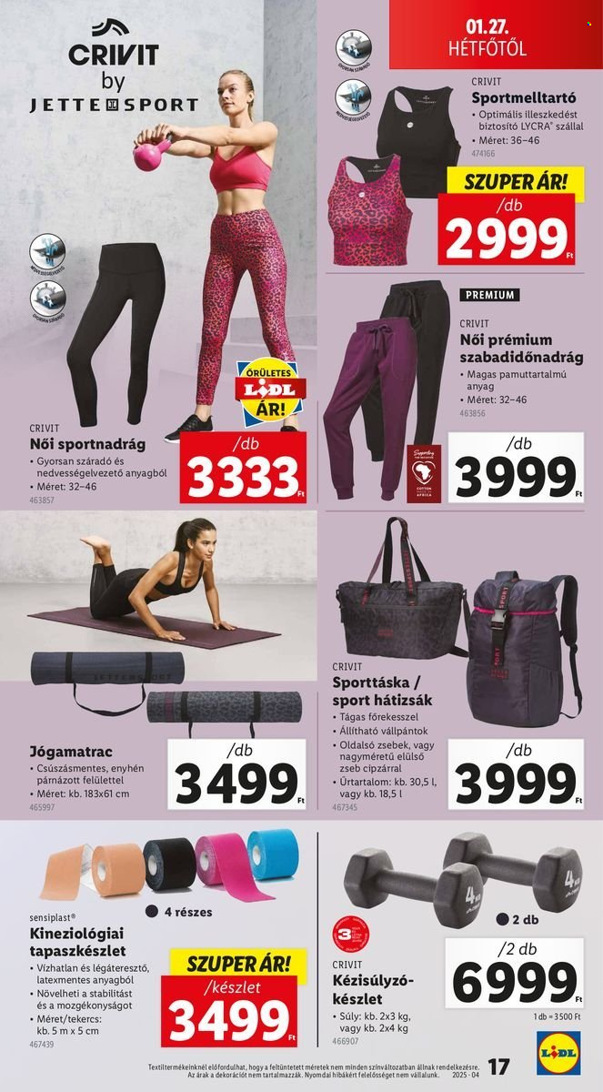 Lidl akciós újságok - 2025.01.23 - 2025.01.29. Oldal 17