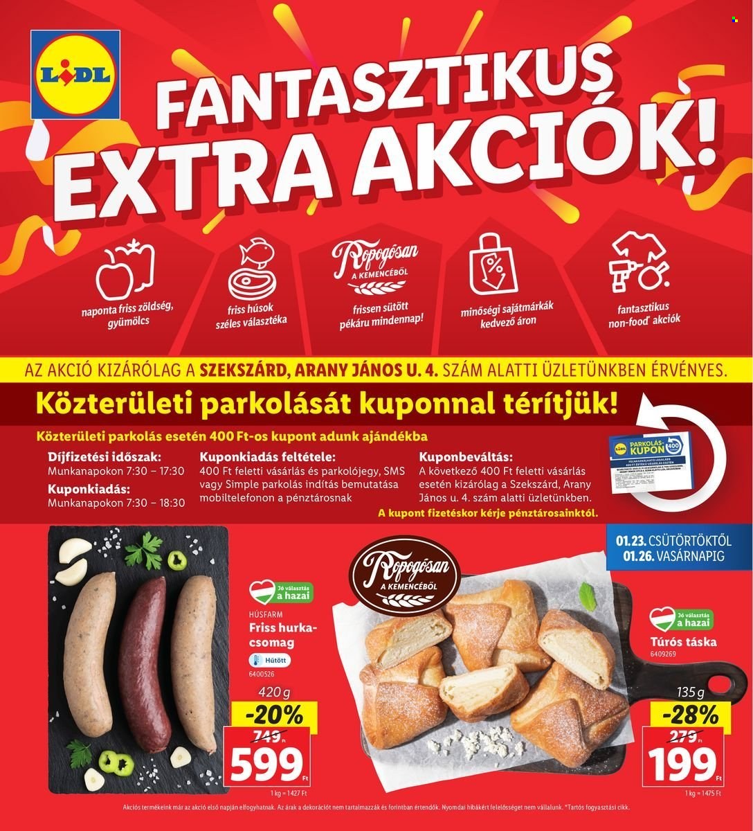 Lidl akciós újságok - 2025.01.23 - 2025.01.26. Oldal 1