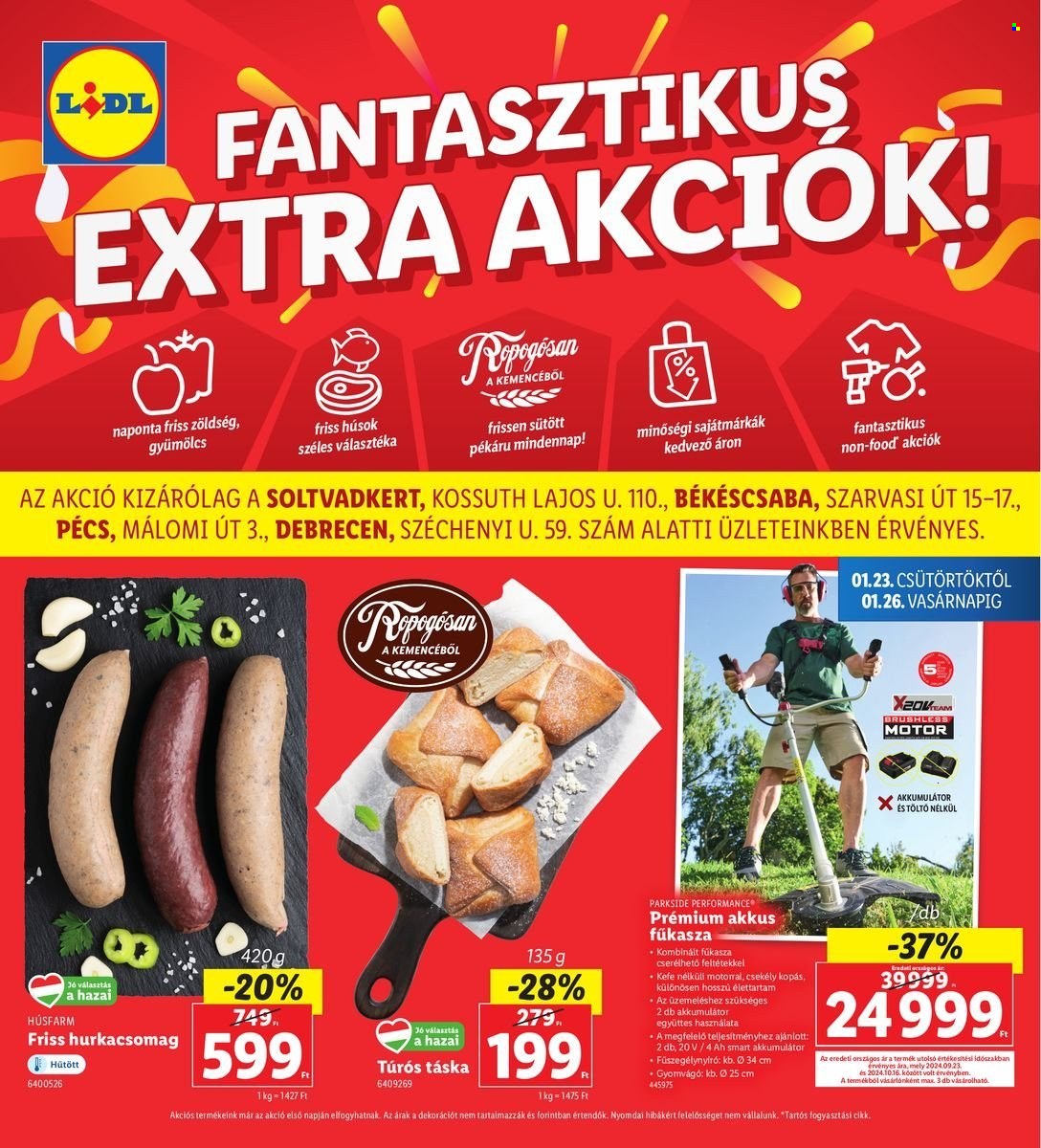 Lidl akciós újságok - 2025.01.23 - 2025.01.26. Oldal 1