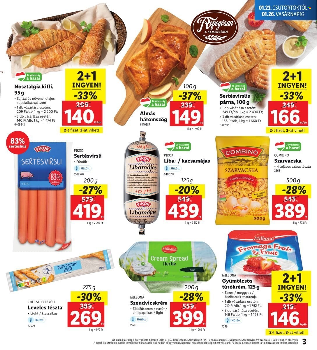Lidl akciós újságok - 2025.01.23 - 2025.01.26. Oldal 3