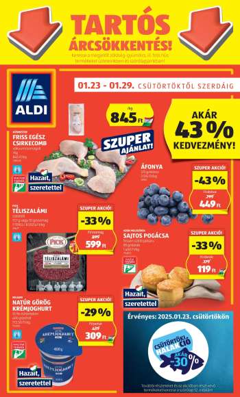 Újság Aldi - 2025.01.23 - 2025.01.29.