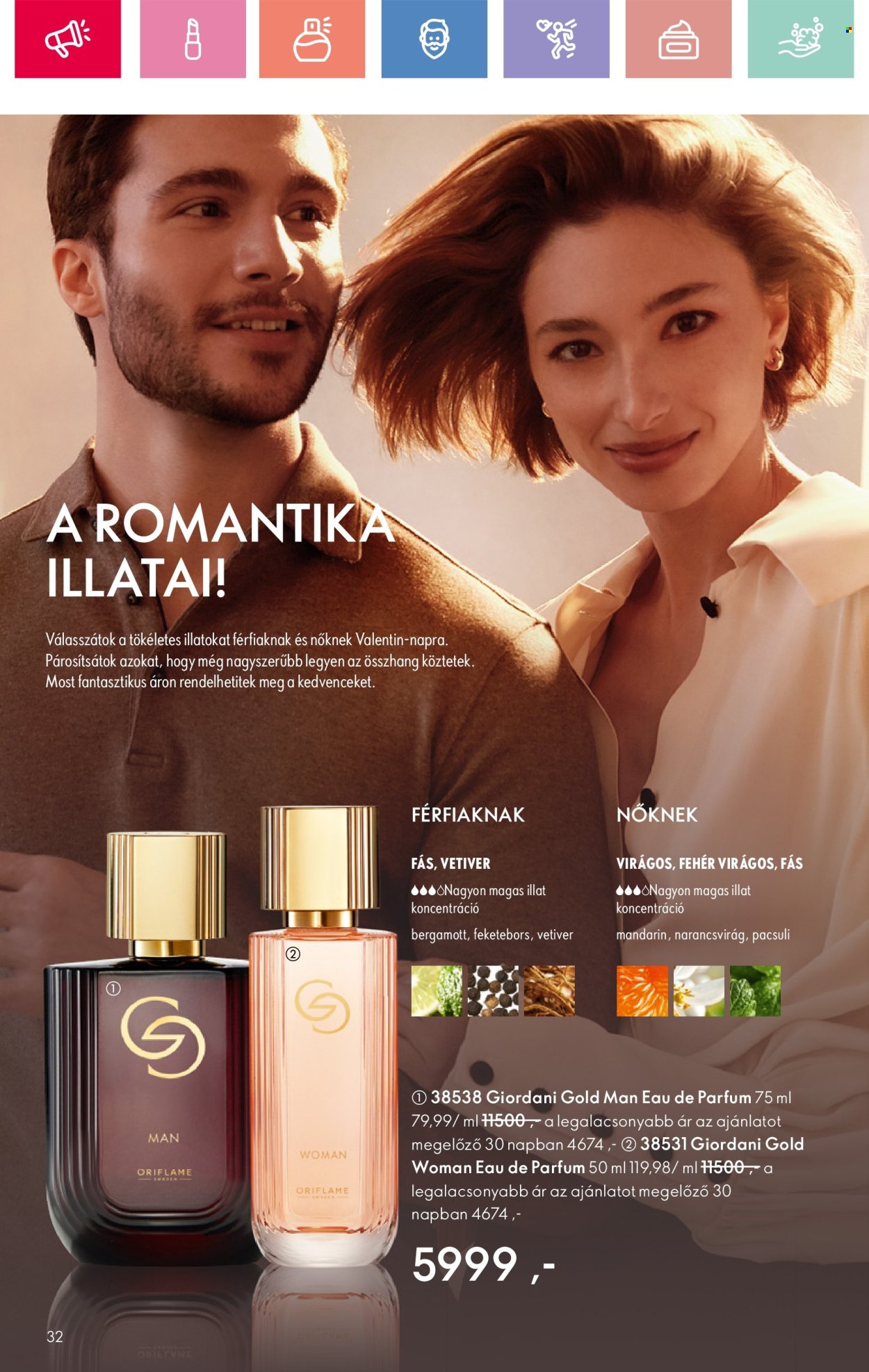 Oriflame akciós újságok - 2025.01.19 - 2025.02.08. Oldal 32