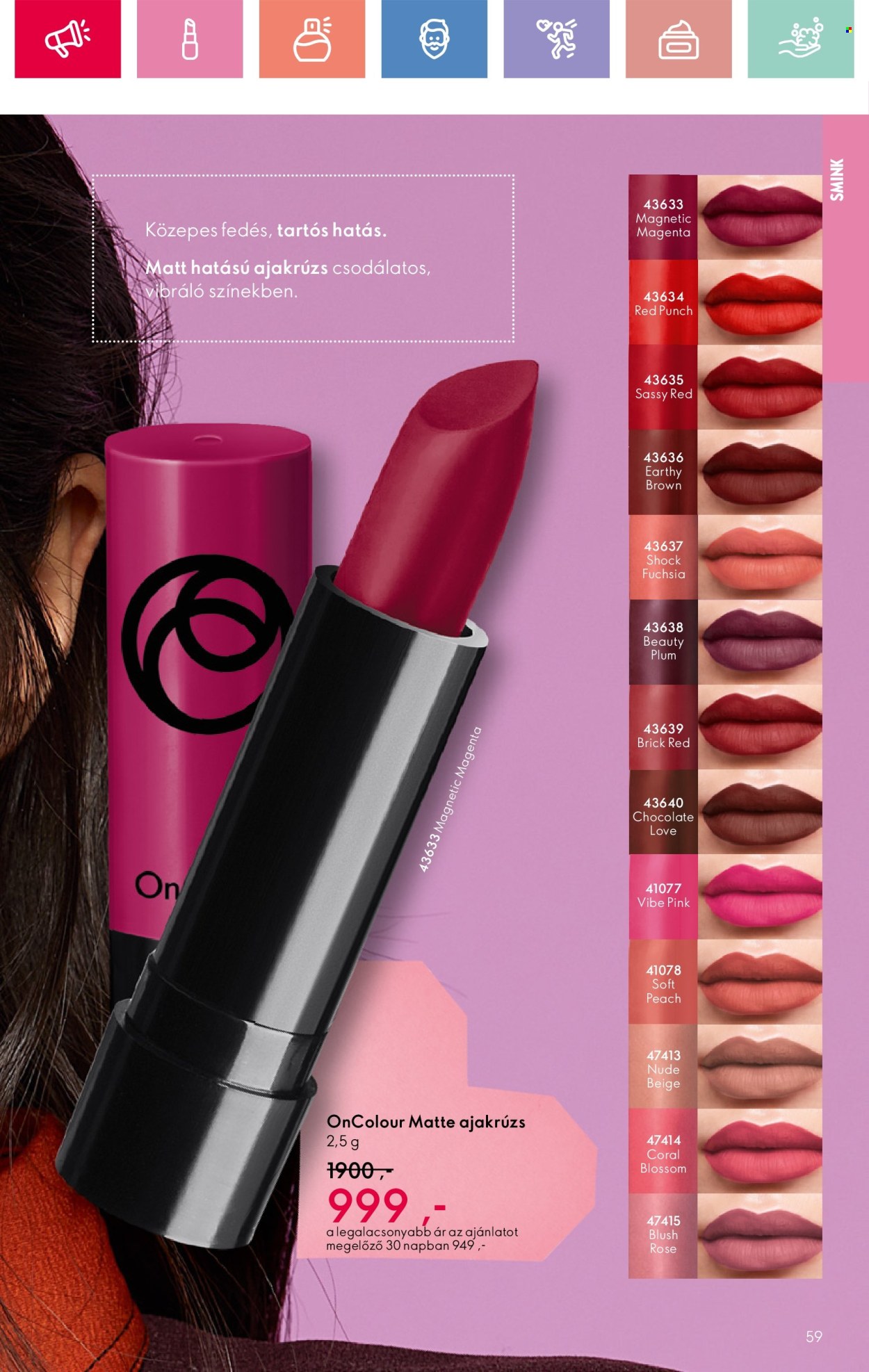 Oriflame akciós újságok - 2025.01.19 - 2025.02.08. Oldal 59
