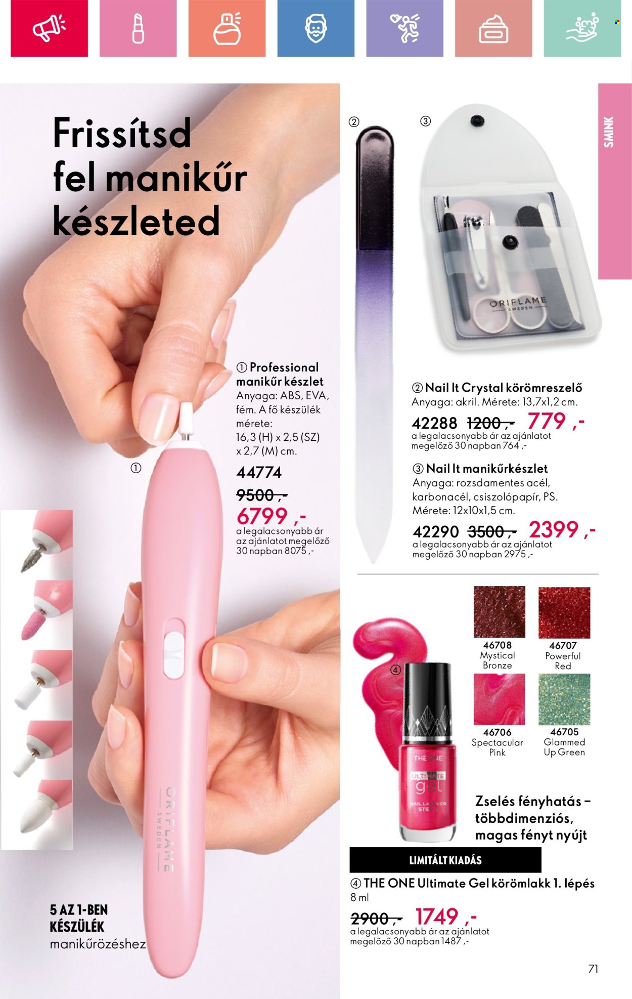 Oriflame akciós újságok - 2025.01.19 - 2025.02.08. Oldal 71