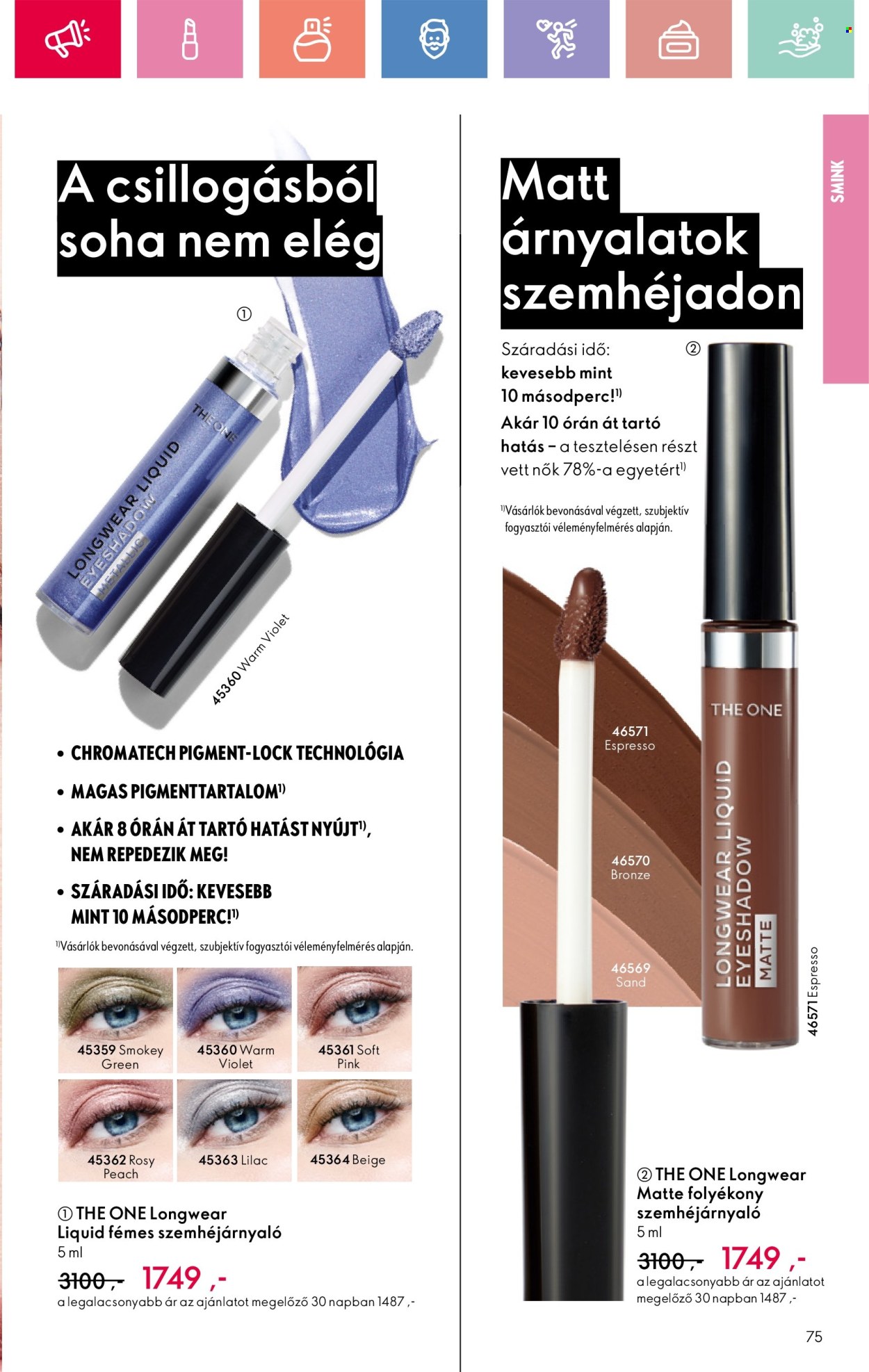 Oriflame akciós újságok - 2025.01.19 - 2025.02.08. Oldal 75