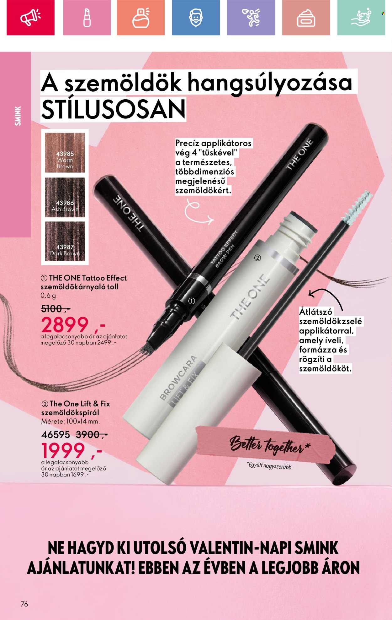 Oriflame akciós újságok - 2025.01.19 - 2025.02.08. Oldal 76