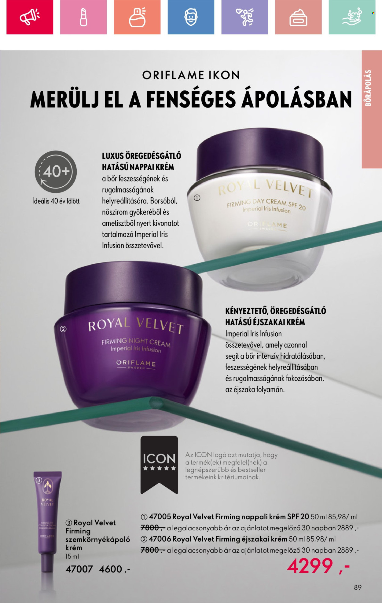 Oriflame akciós újságok - 2025.01.19 - 2025.02.08. Oldal 89