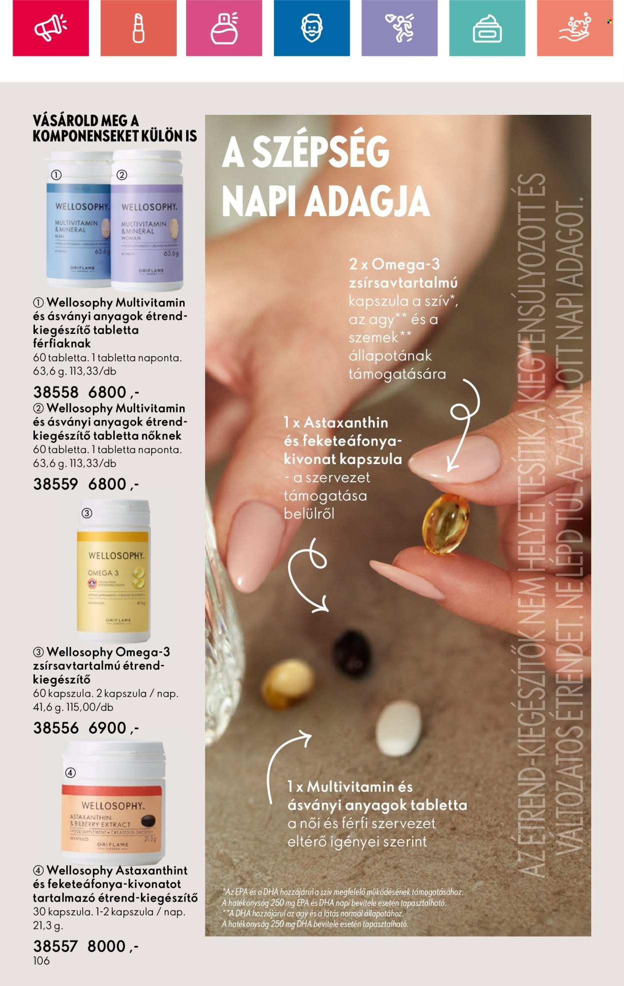 Oriflame akciós újságok - 2025.01.19 - 2025.02.08. Oldal 106