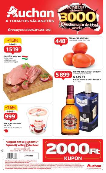 Újság Auchan - 2025.01.23 - 2025.01.29.