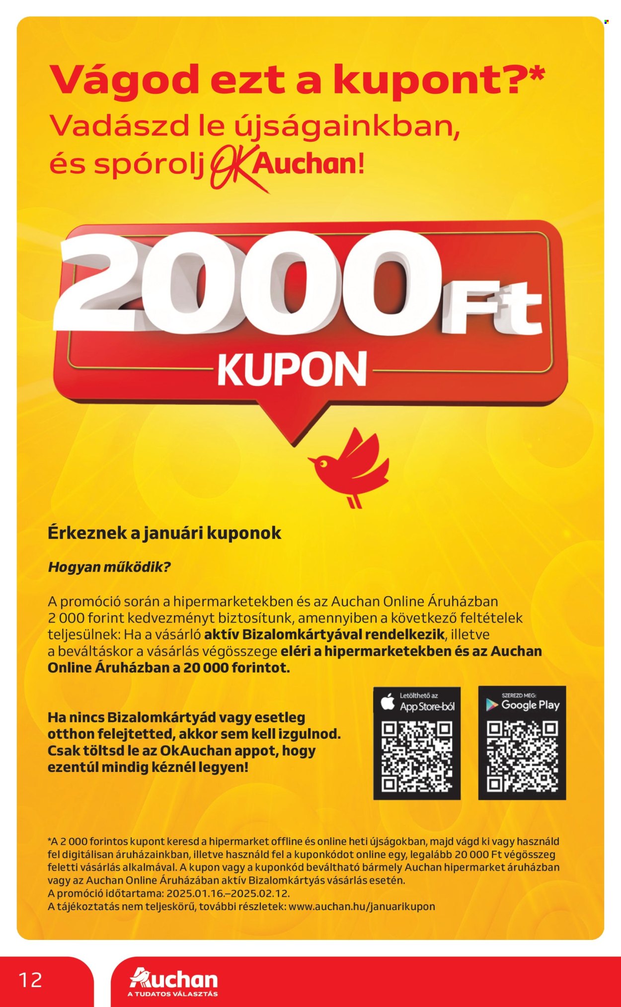 Auchan akciós újságok - 2025.01.23 - 2025.02.05. Oldal 12