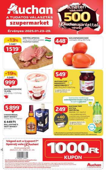 Újság Auchan - 2025.01.23 - 2025.01.29.