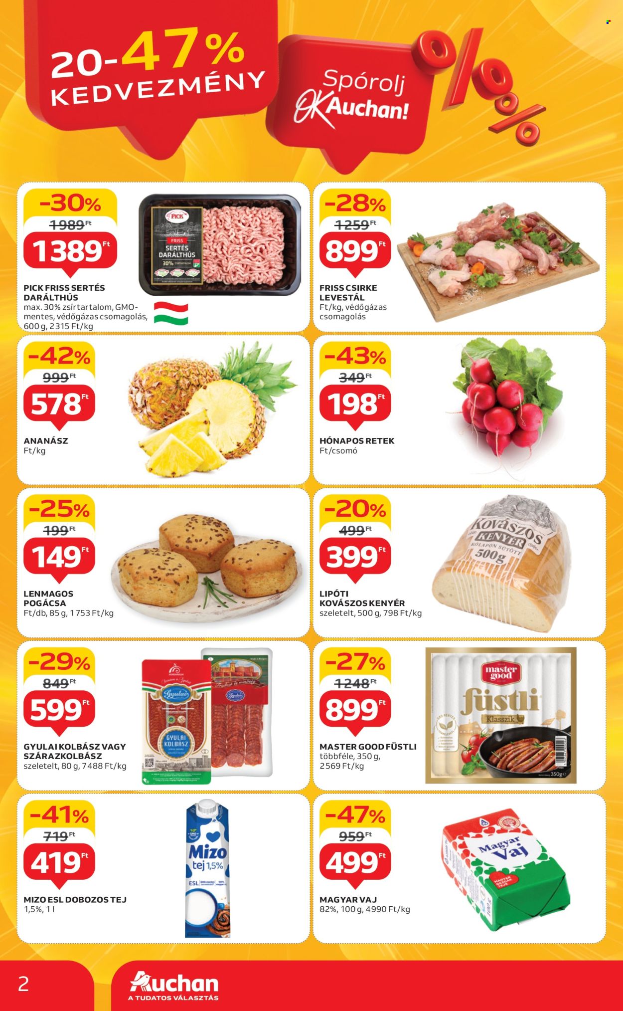 Auchan akciós újságok - 2025.01.23 - 2025.01.29. Oldal 2