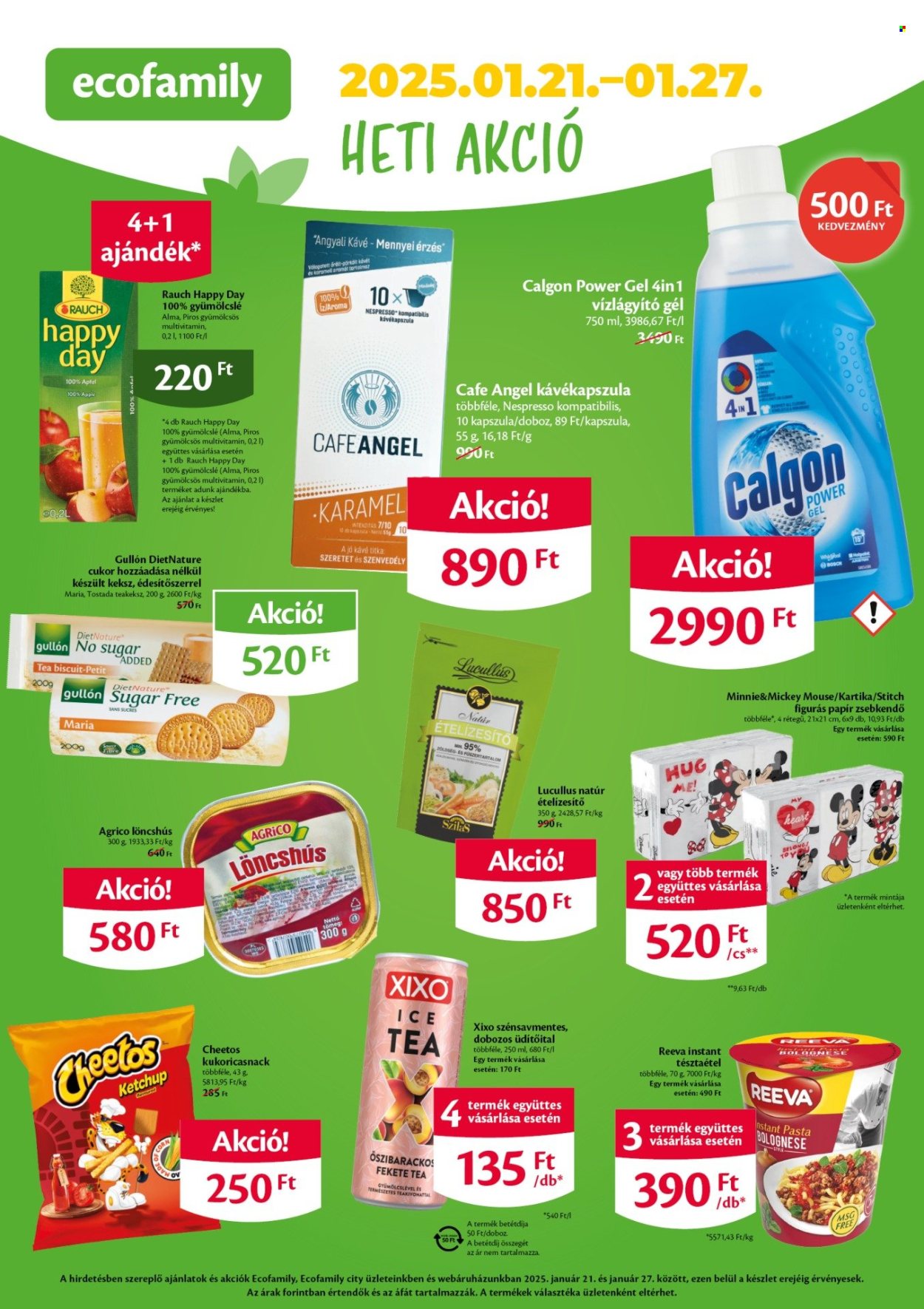 EcoFamily akciós újságok - 2025.01.21 - 2025.01.27. Oldal 1