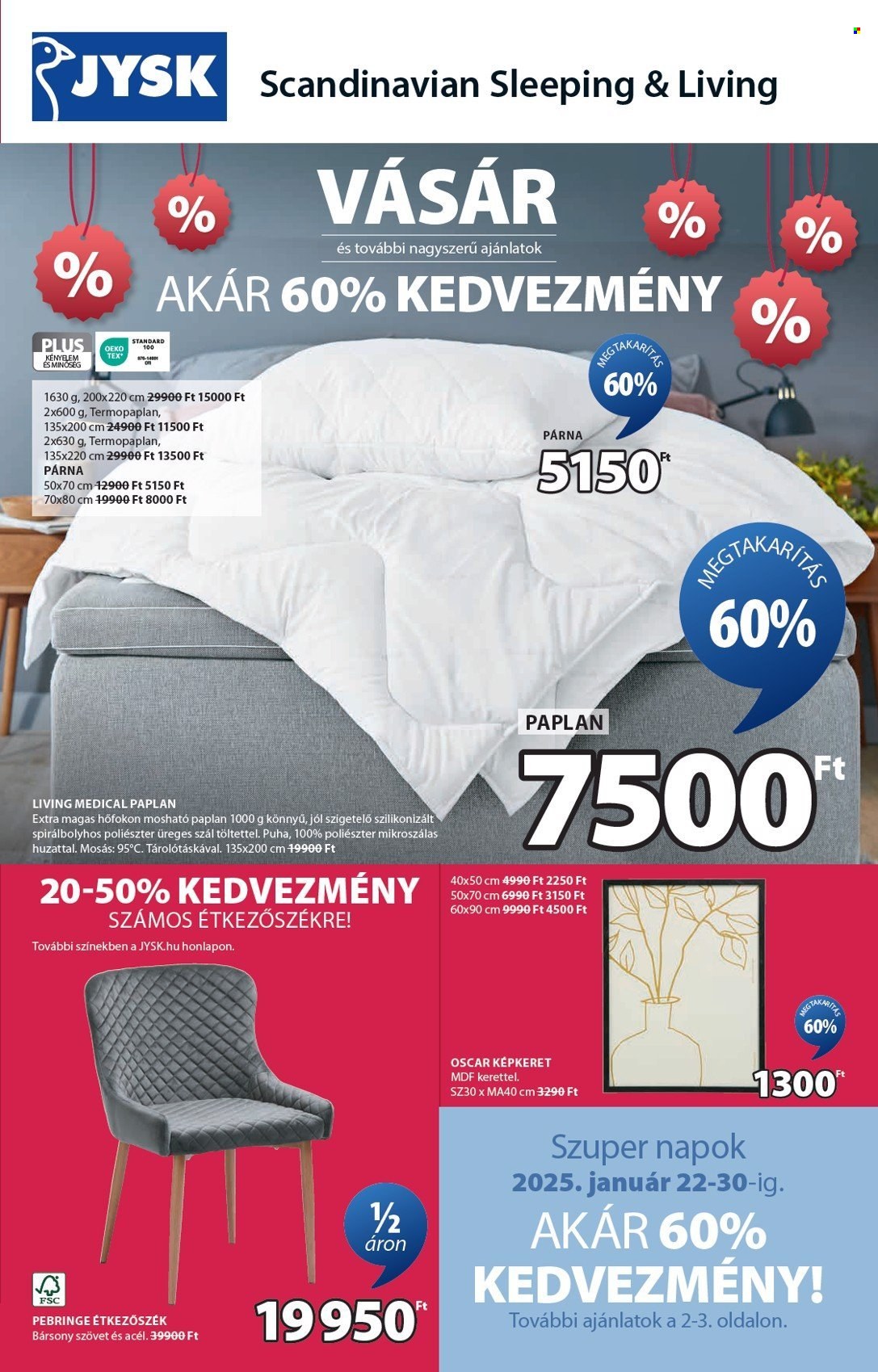JYSK akciós újságok - 2025.01.22 - 2025.02.02. Oldal 2
