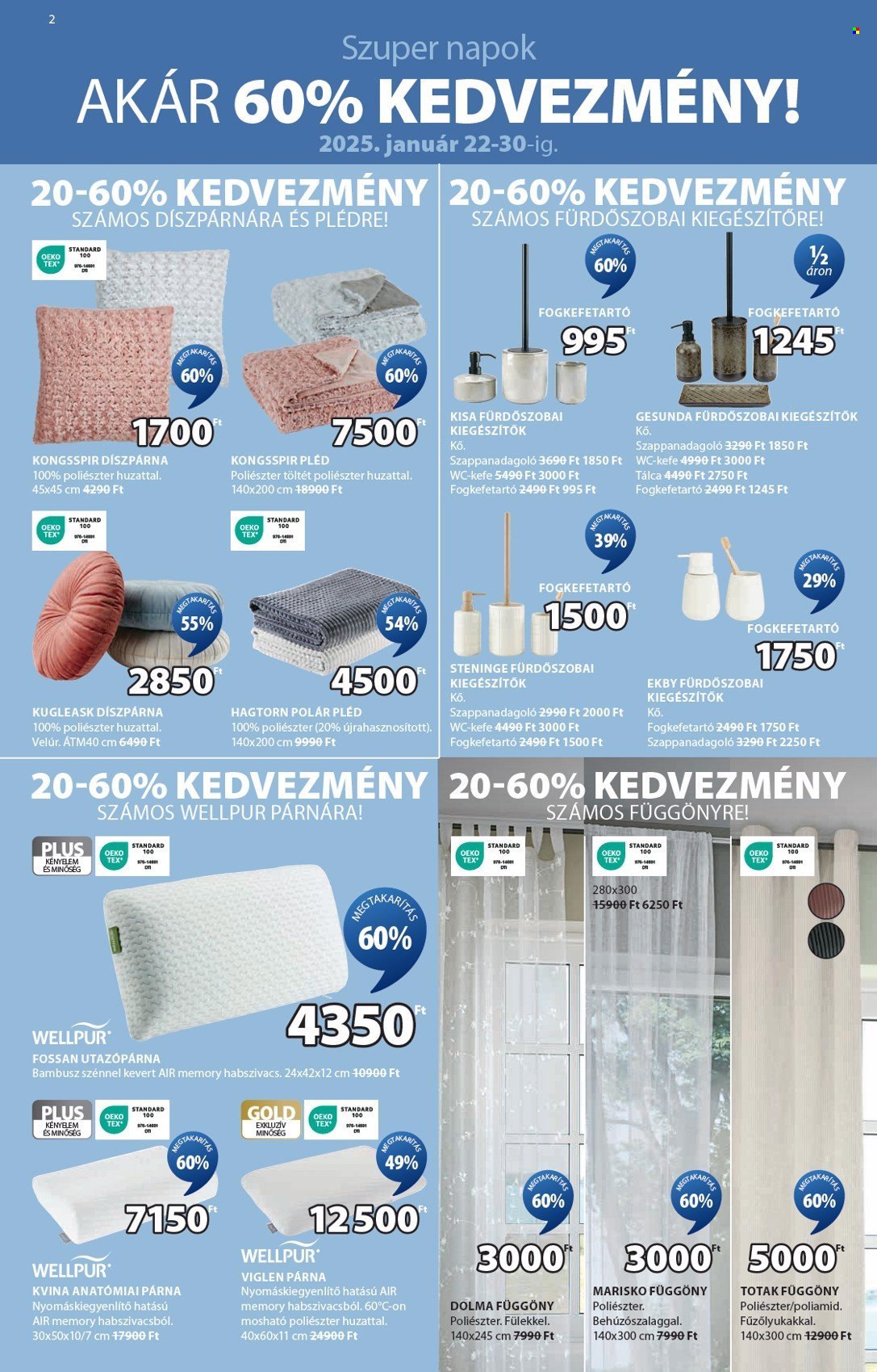 JYSK akciós újságok - 2025.01.22 - 2025.02.02. Oldal 3