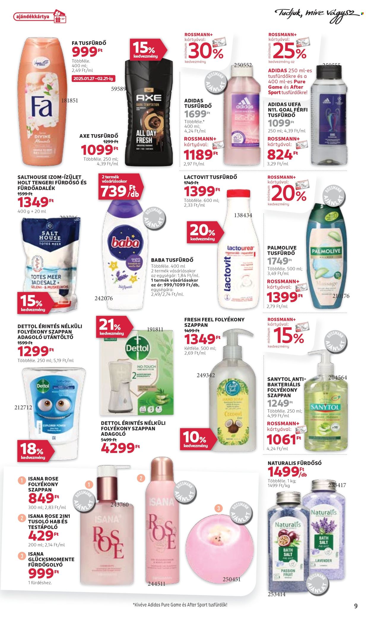 Rossmann akciós újságok - 2025.01.27 - 2025.02.07. Oldal 9