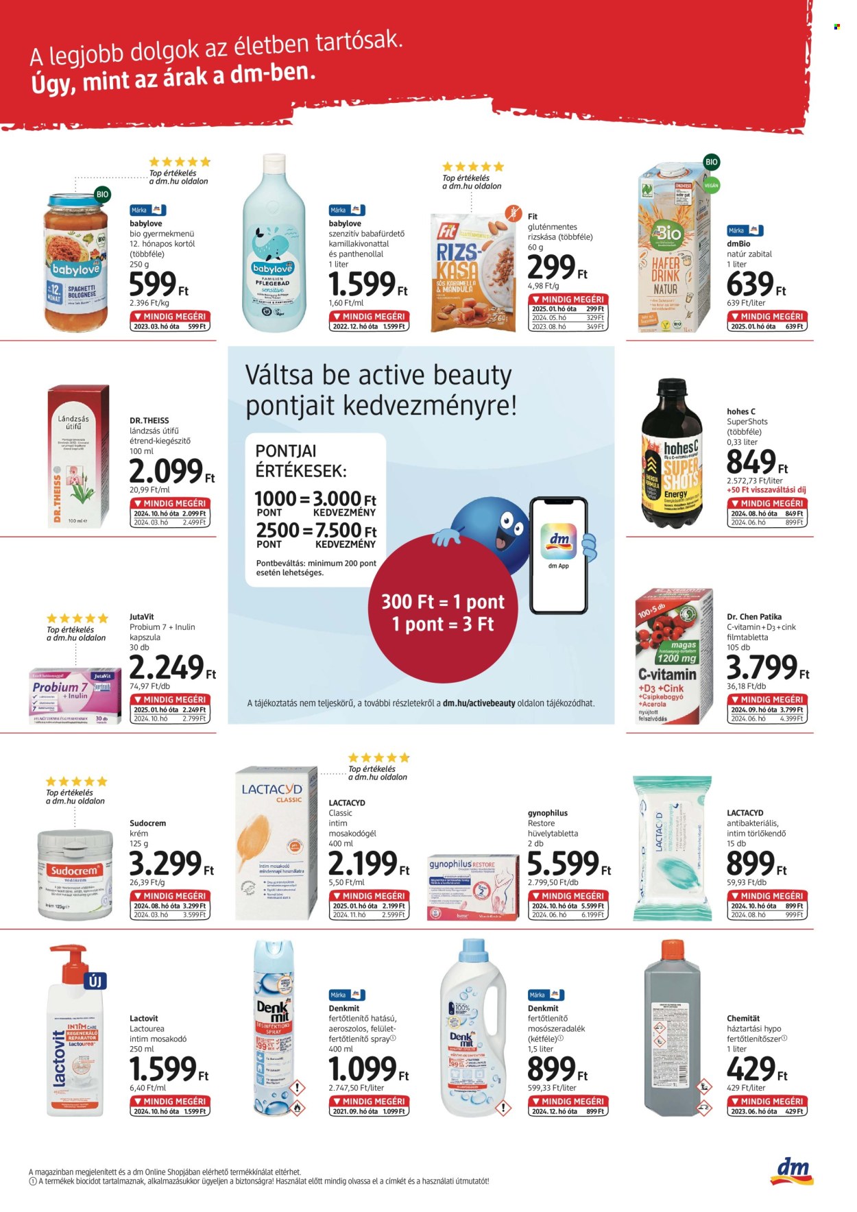 dm drogerie markt akciós újságok. Oldal 3