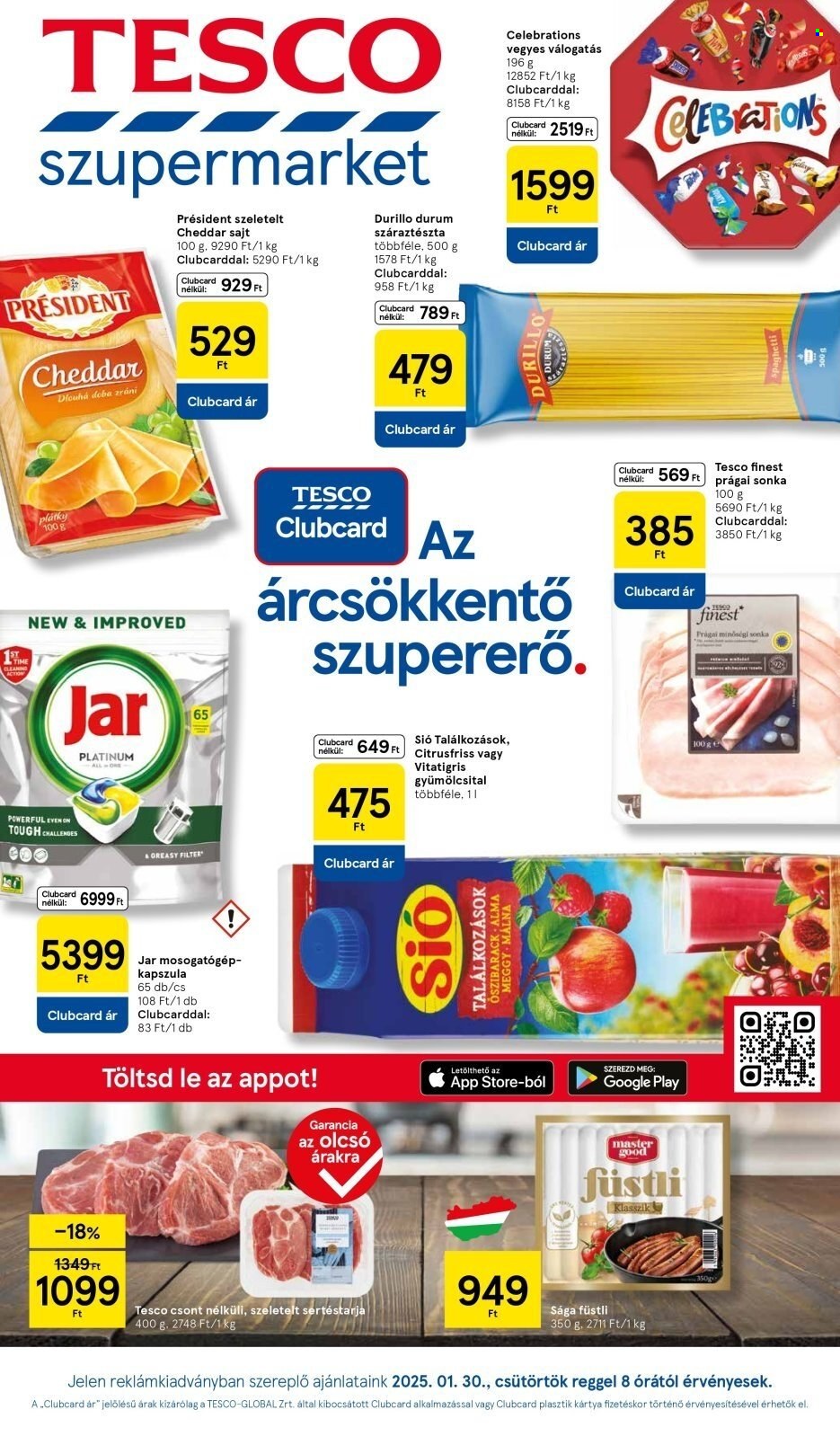 TESCO akciós újságok - 2025.01.30 - 2025.02.05. Oldal 1