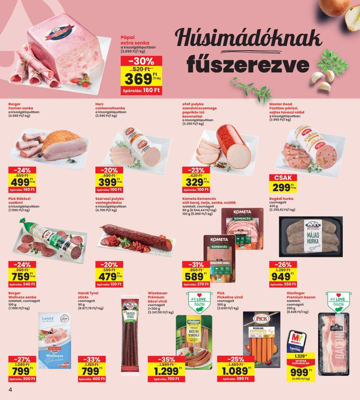 INTERSPAR akciós újságok - 2025.01.30 - 2025.02.05. Oldal 4