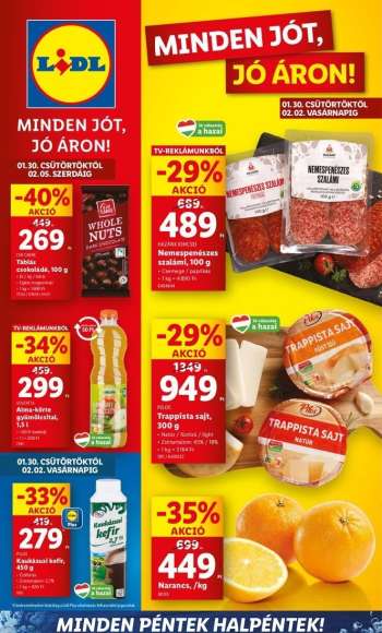 Újság Lidl - 2025.01.30 - 2025.02.05.