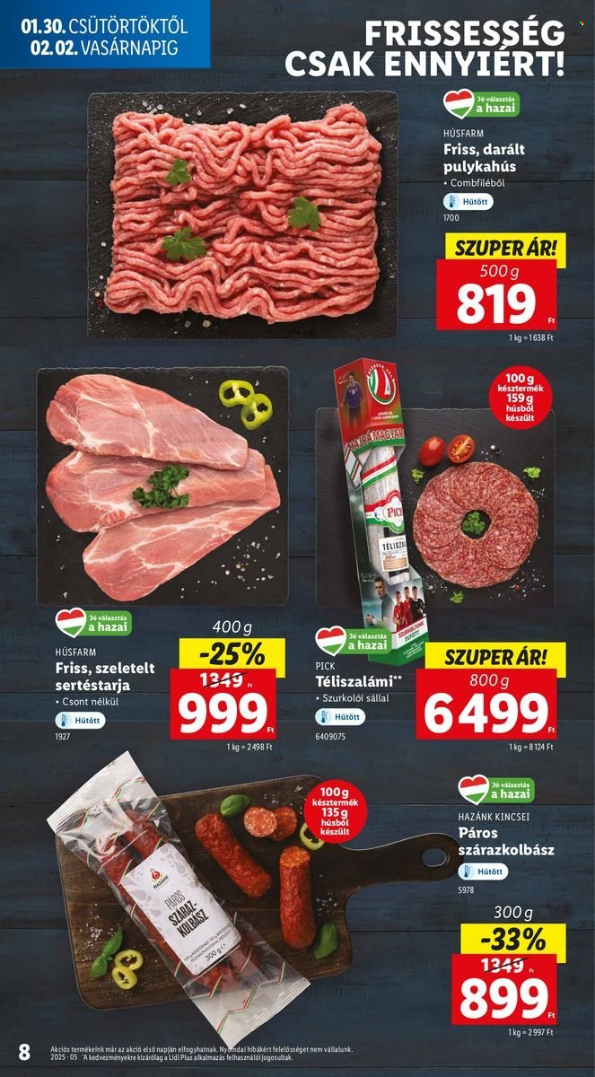 Lidl akciós újságok - 2025.01.30 - 2025.02.05. Oldal 8