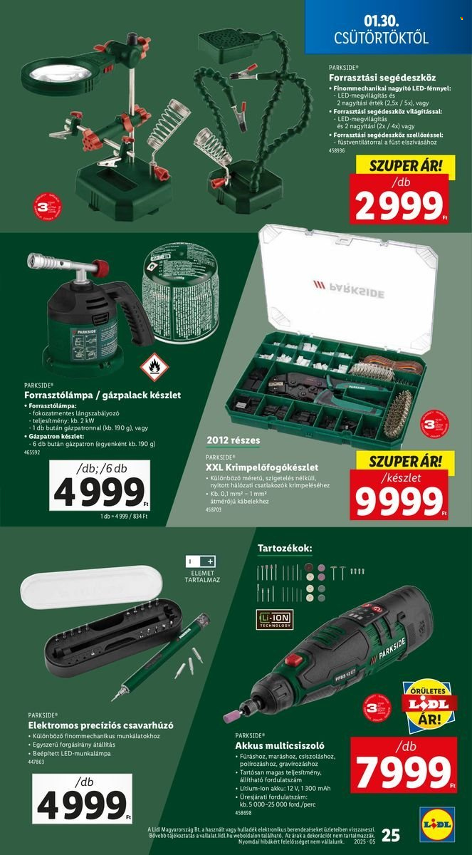 Lidl akciós újságok - 2025.01.30 - 2025.02.05. Oldal 25