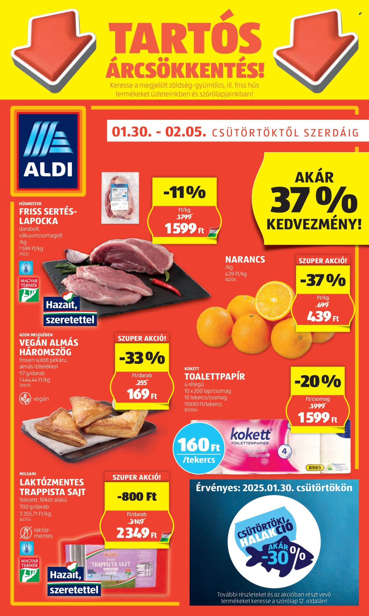 Aldi akciós újságok - 2025.01.30 - 2025.02.05. Oldal 1