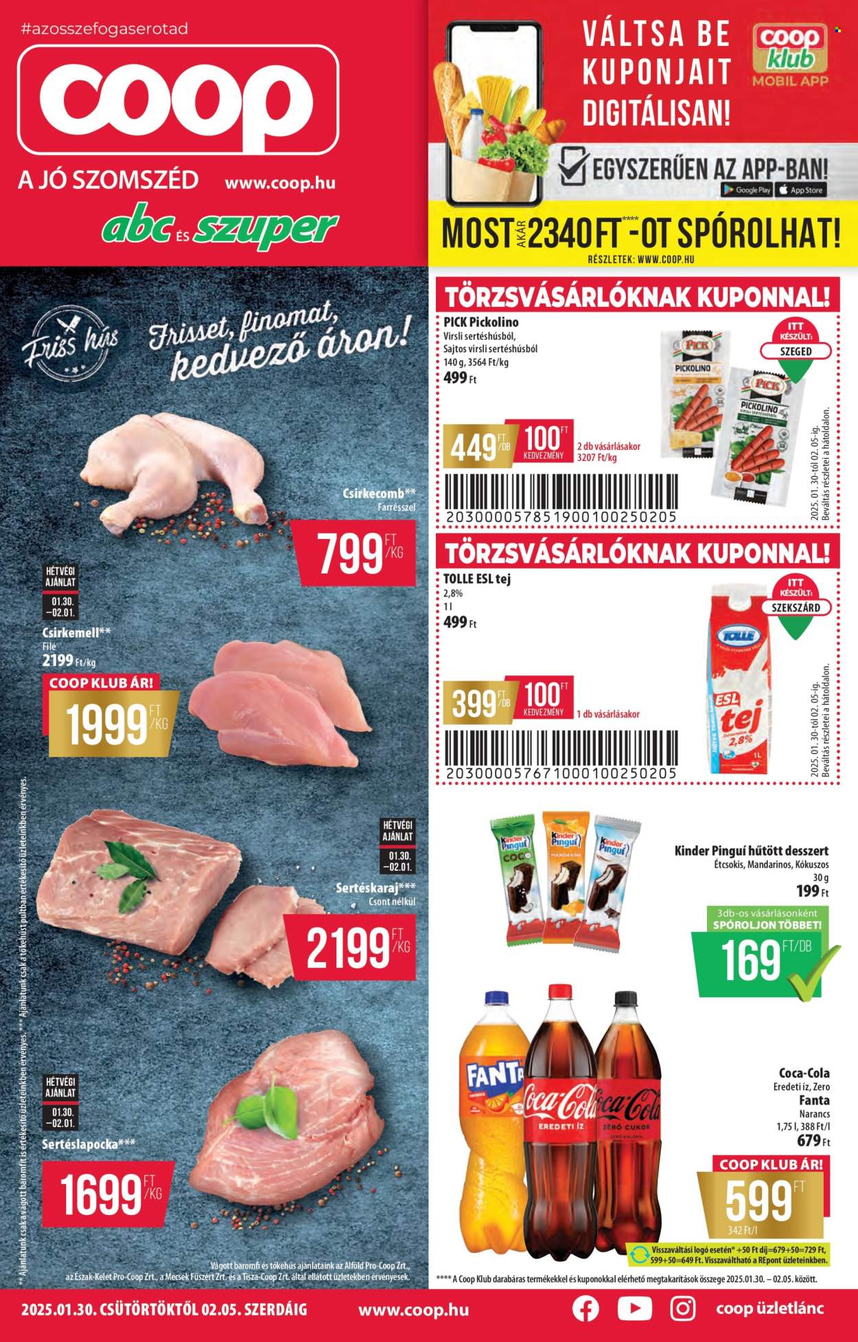 Coop akciós újságok - 2025.01.30 - 2025.02.05. Oldal 1