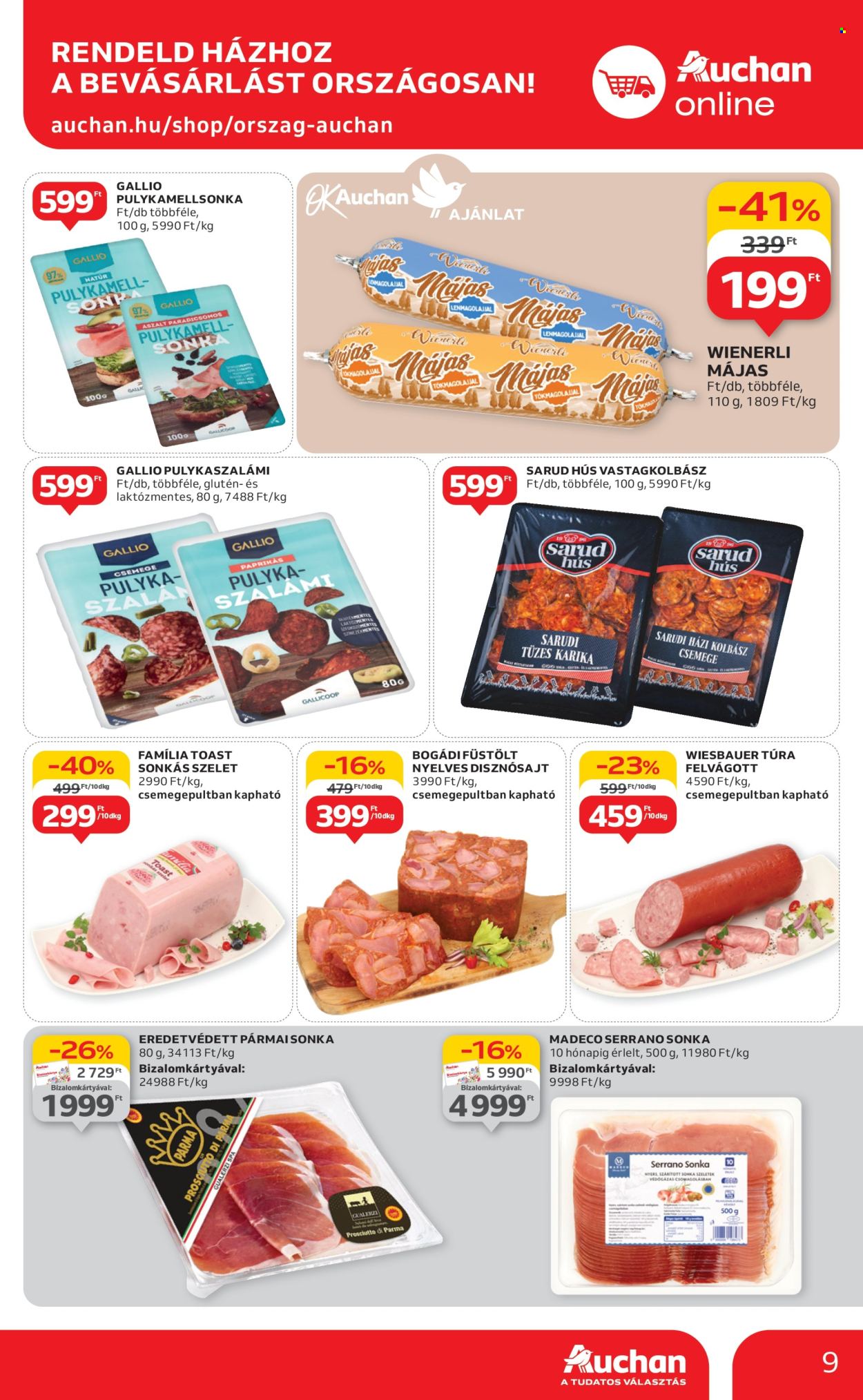 Auchan akciós újságok - 2025.01.30 - 2025.02.05. Oldal 9