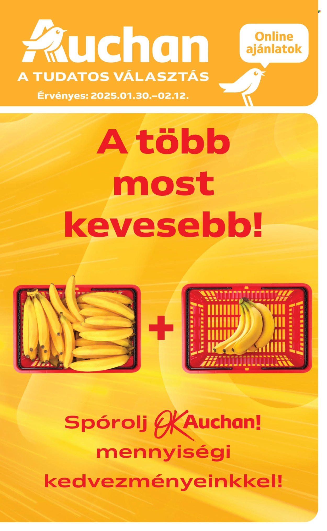 Auchan akciós újságok - 2025.01.30 - 2025.02.12. Oldal 1