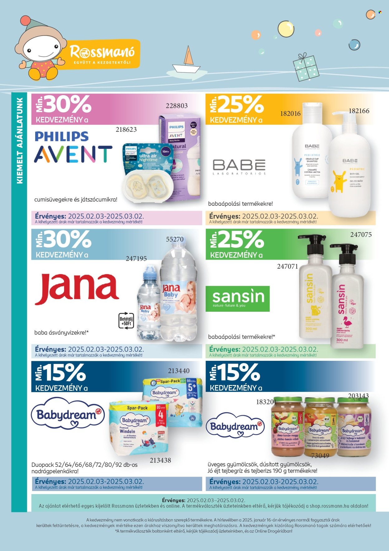 Rossmann akciós újságok - 2025.02.03 - 2025.03.02. Oldal 2