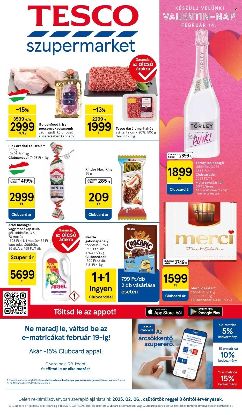TESCO akciós újságok - 2025.02.06 - 2025.02.12. Oldal 1