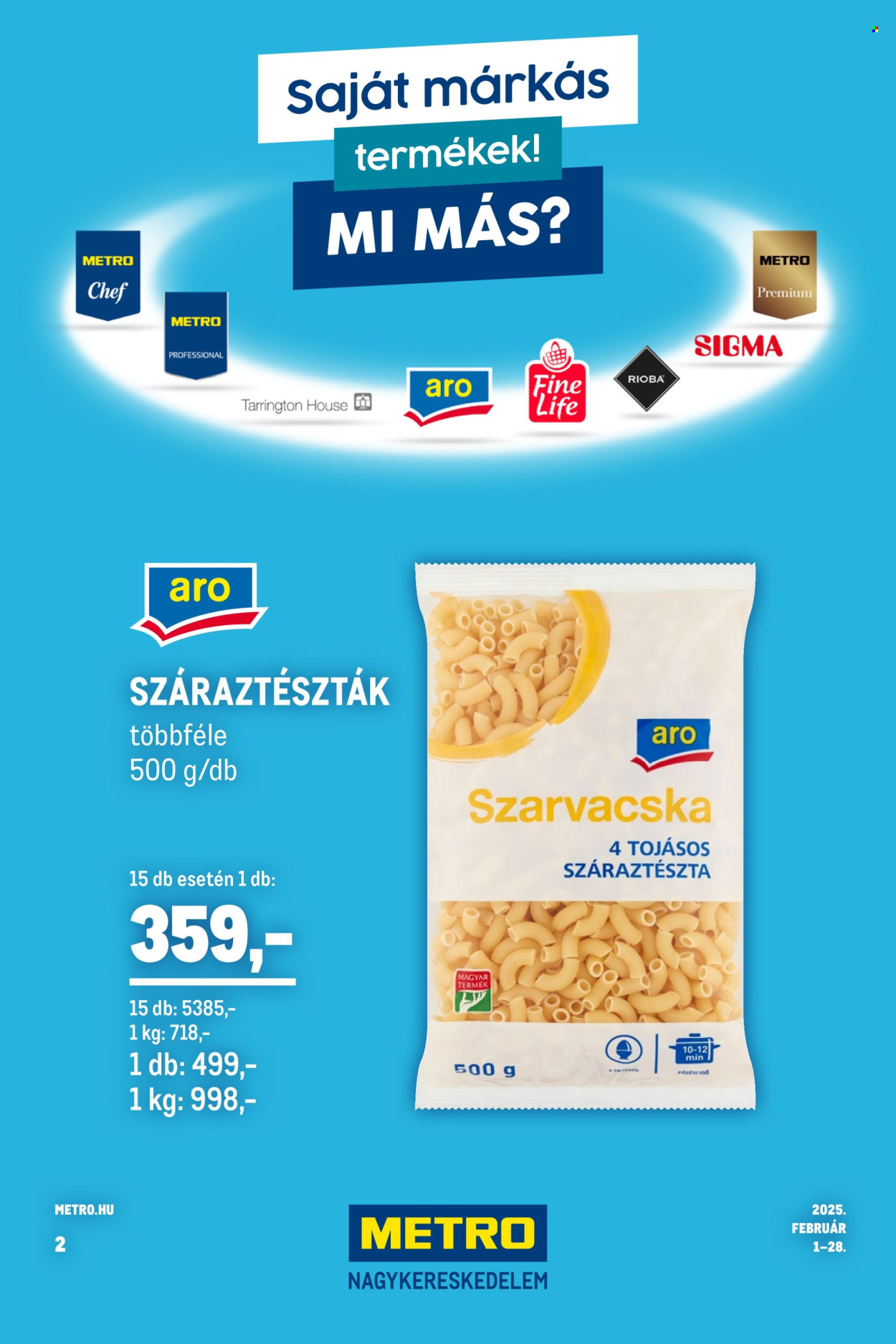 Metro akciós újságok - 2025.02.01 - 2025.02.28. Oldal 1