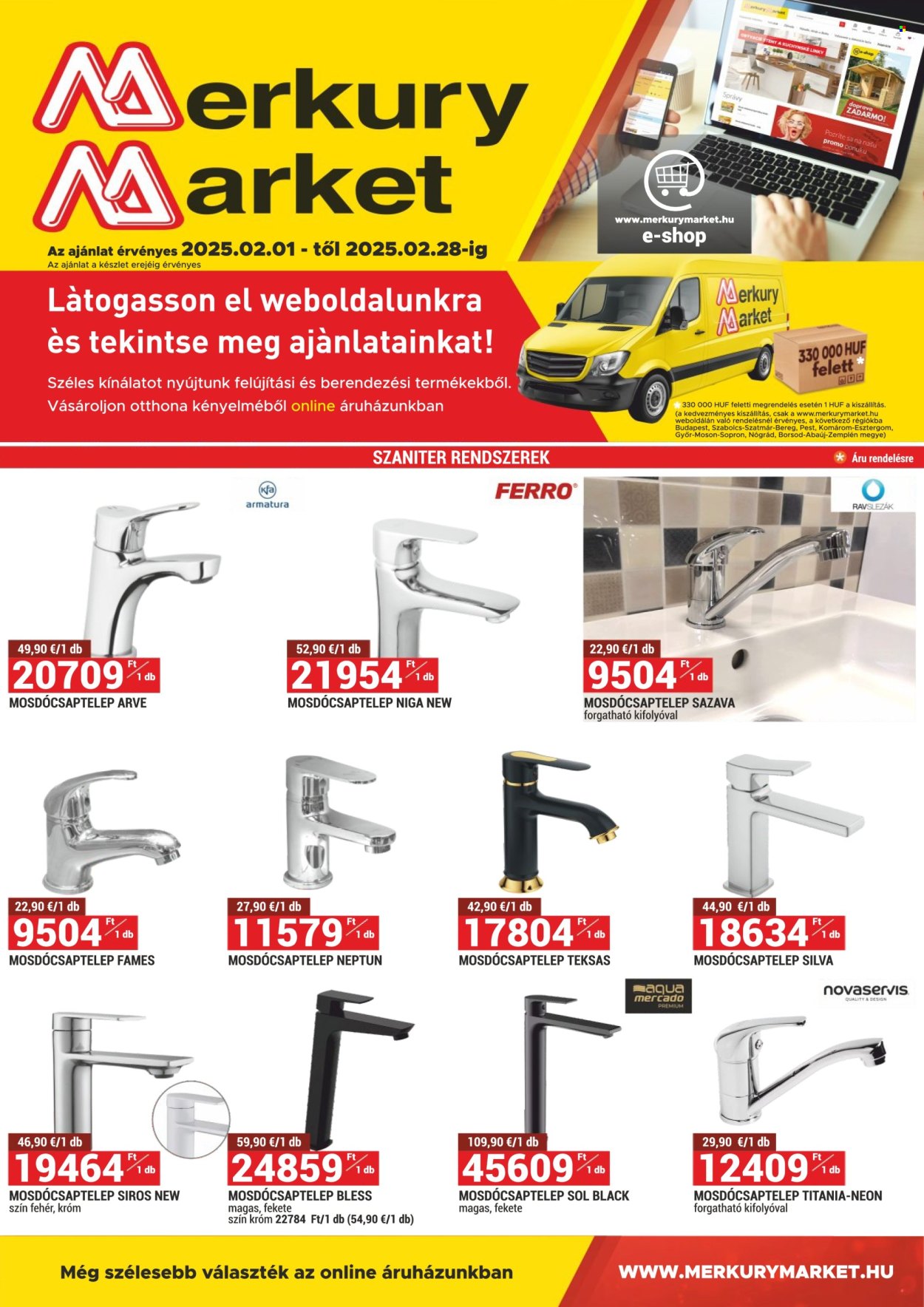 Merkury Market akciós újságok - 2025.02.01 - 2025.02.28. Oldal 1