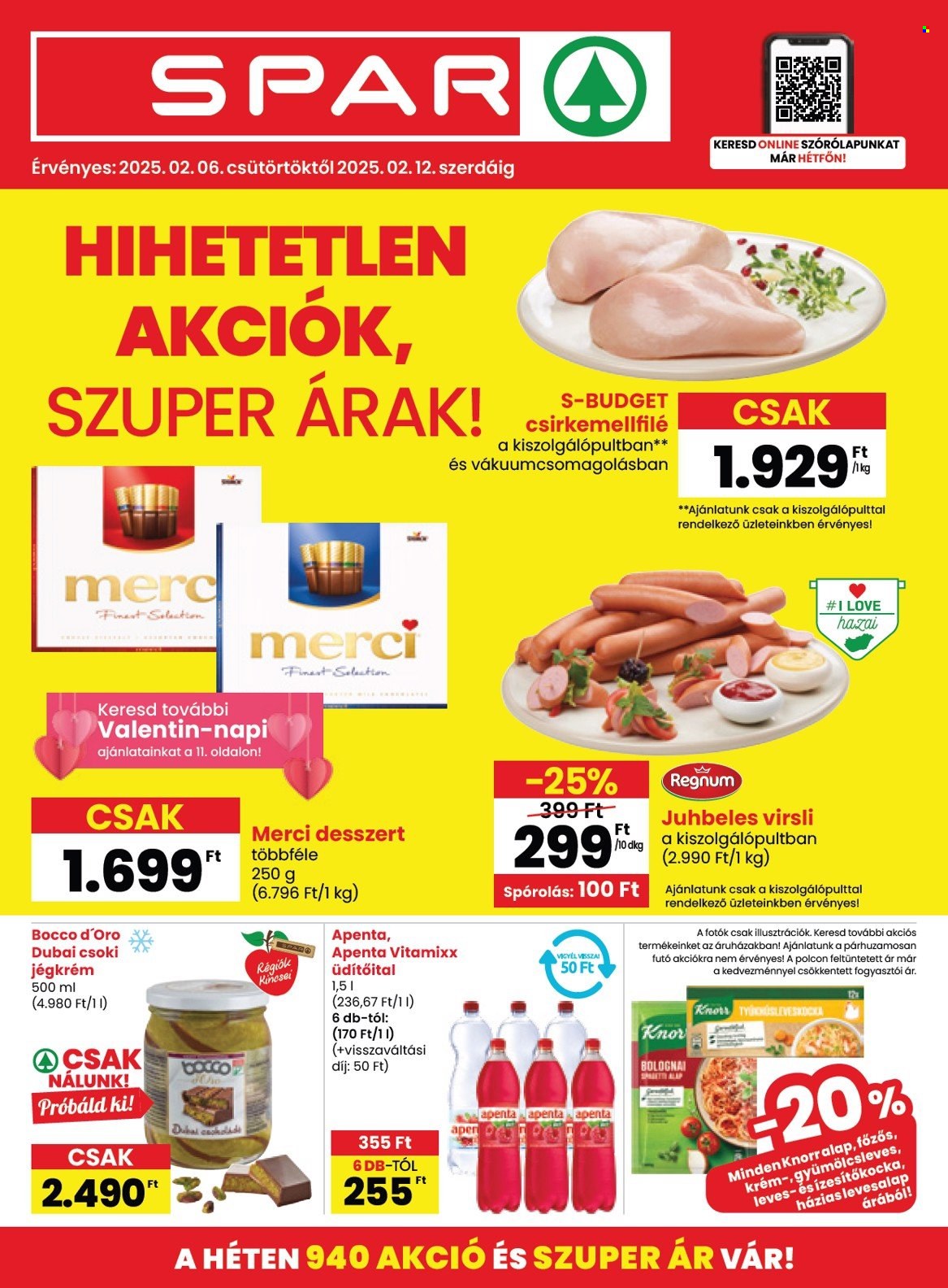 SPAR akciós újságok - 2025.02.06 - 2025.02.12. Oldal 1
