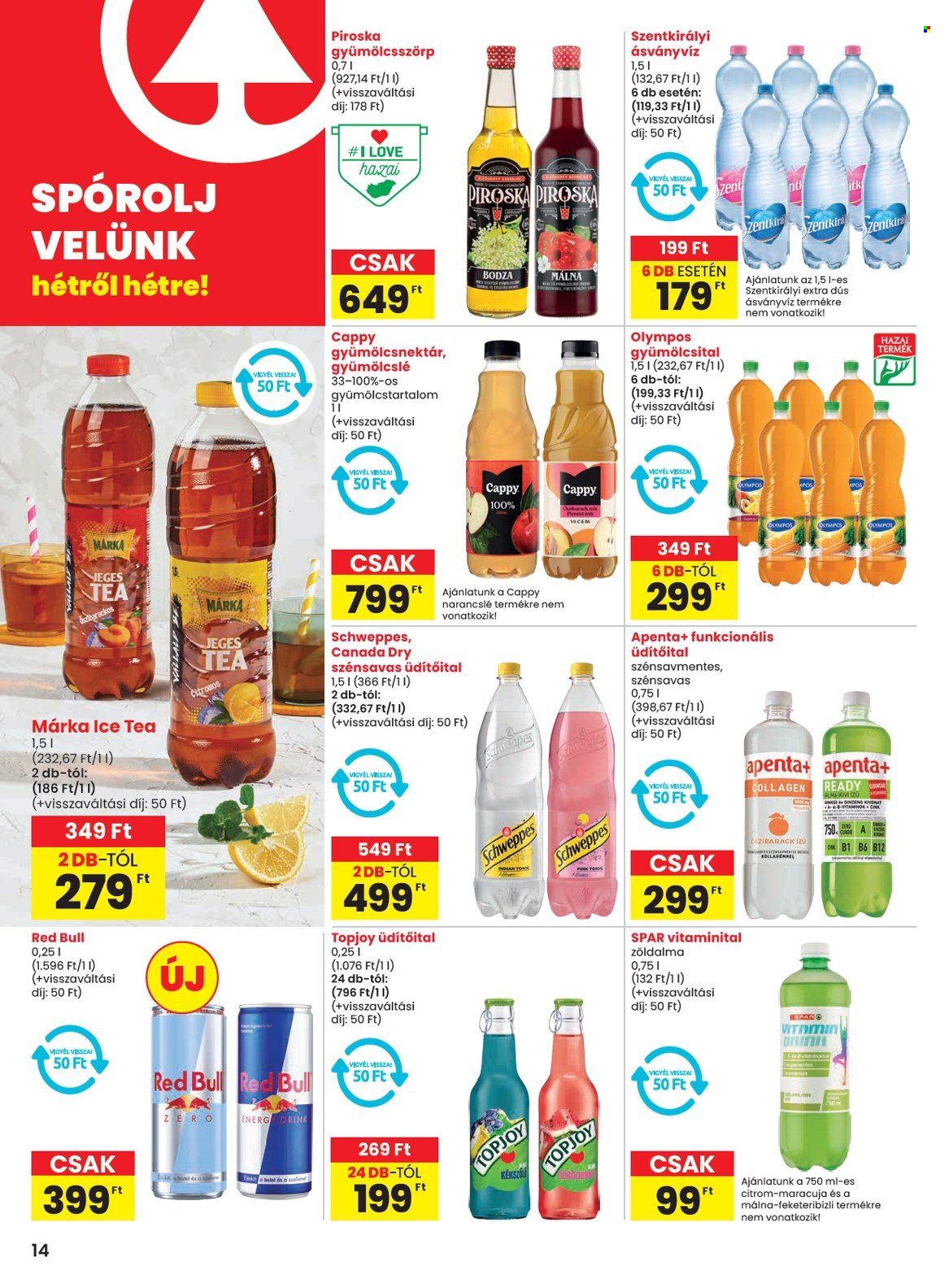 SPAR akciós újságok - 2025.02.06 - 2025.02.12. Oldal 14